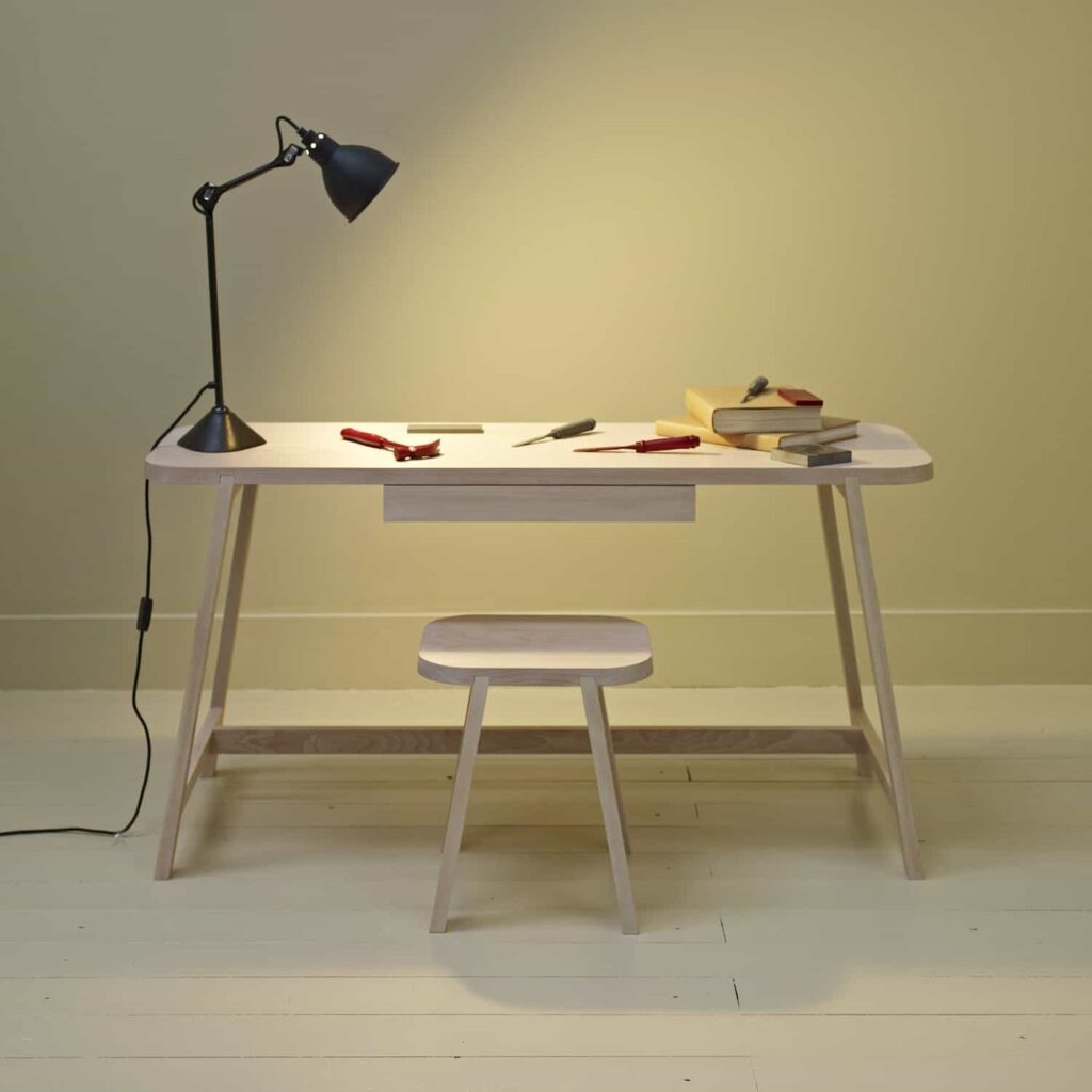Desk Three Beech