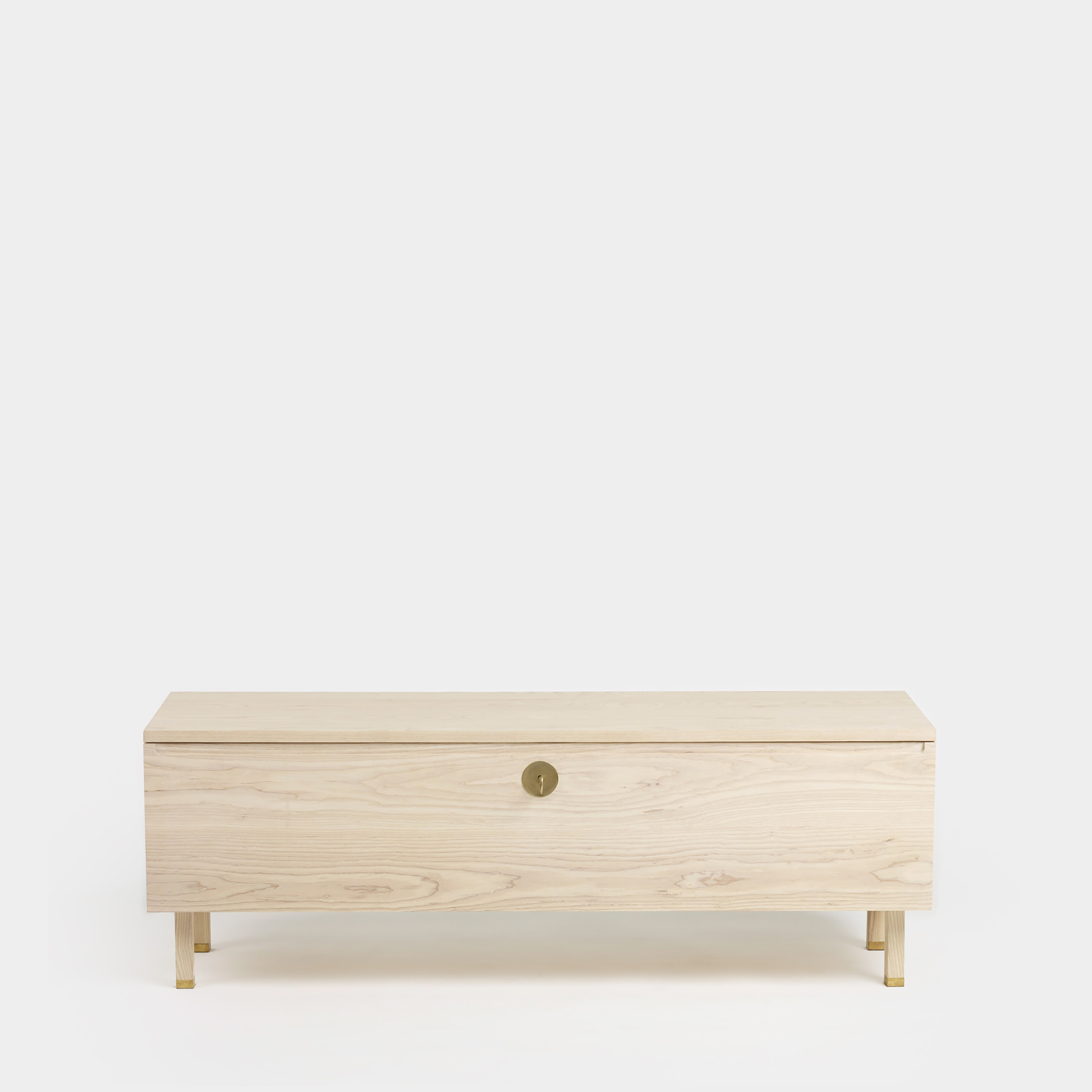 Ash wooden Blanket Chest Two