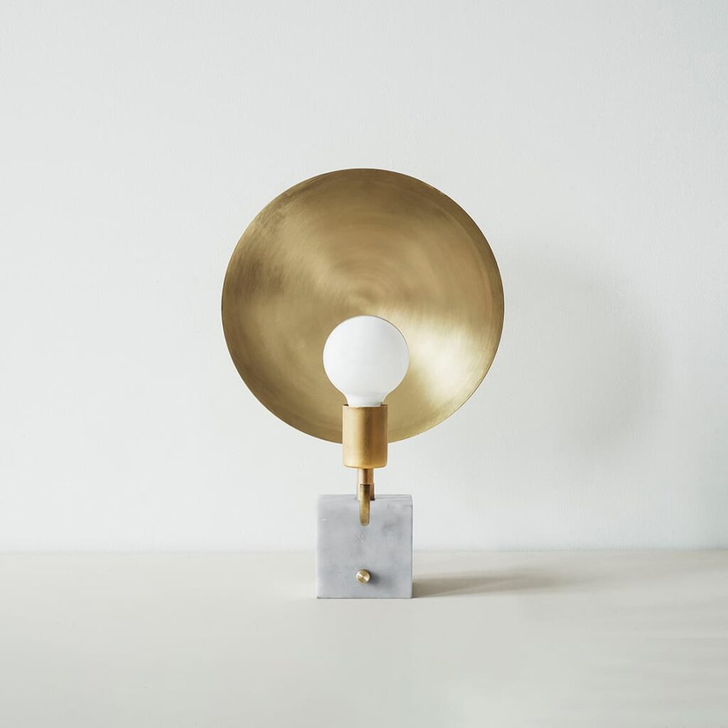 Workstead Helios Brass Table Lamp