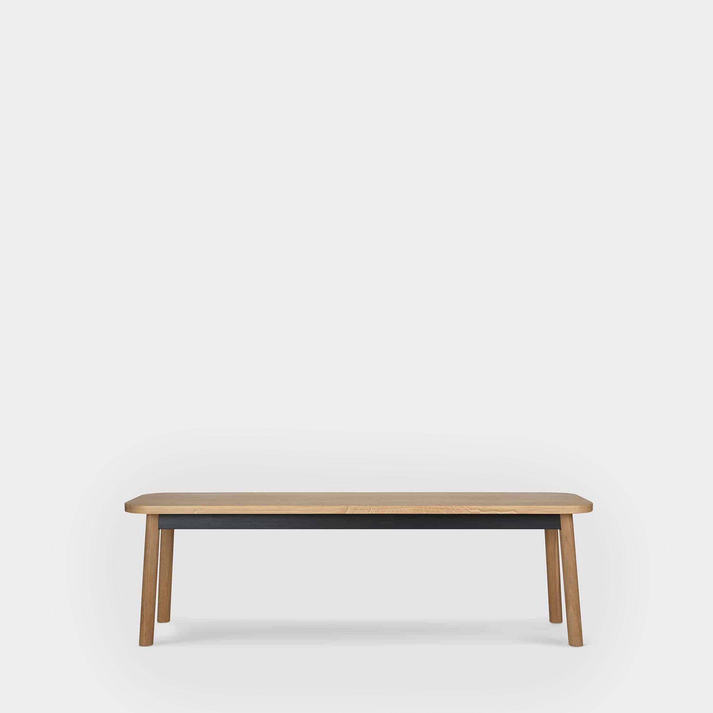 1.3m Oak large bench Semley