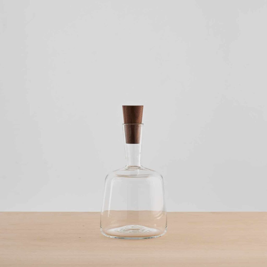 Glass cob decanter Michael Ruh
